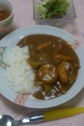 ウインナーで♡簡単カレー