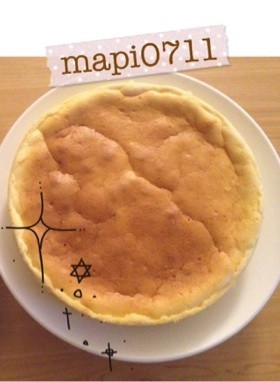 水切りヨーグルトチーズスフレ*超簡単
