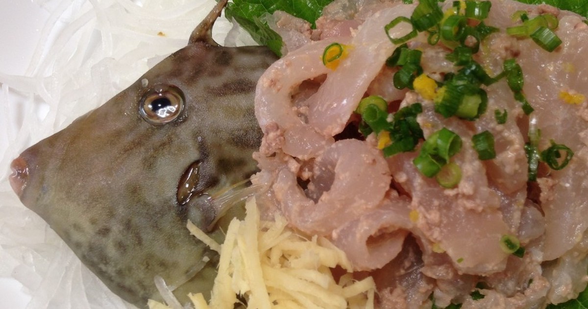 絶品カワハギの肝和え さばき方 レシピ 作り方 By マリンブルーマリン クックパッド 簡単おいしいみんなのレシピが368万品