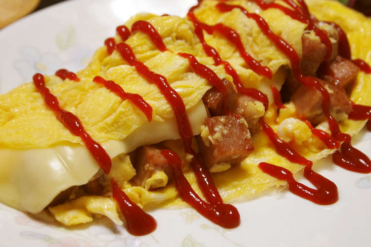 簡単 ふわふわ スパムのチーズオムレツ レシピ 作り方 By なんぴぃ クックパッド 簡単おいしいみんなのレシピが360万品