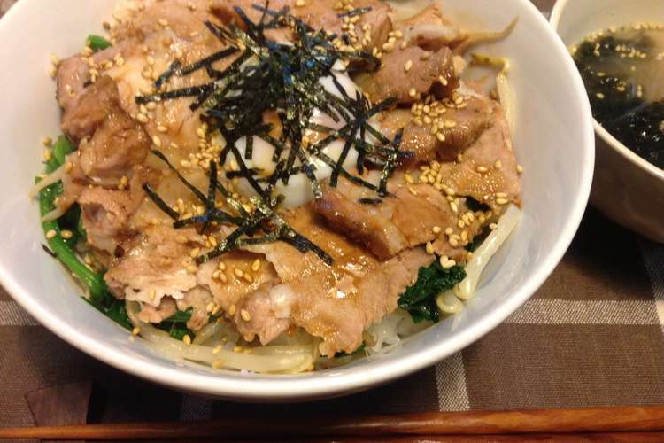 チャーシュー丼 レシピ 作り方 By Kayo1969 クックパッド 簡単おいしいみんなのレシピが352万品