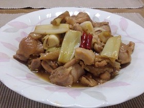 鶏と白ネギのマリネ