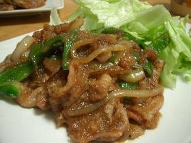おろし玉ねぎでしょうが焼き