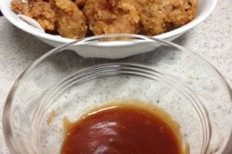 鶏の唐揚げにあうピリ辛ソース レシピ 作り方 By 気まぐれ 母さん クックパッド