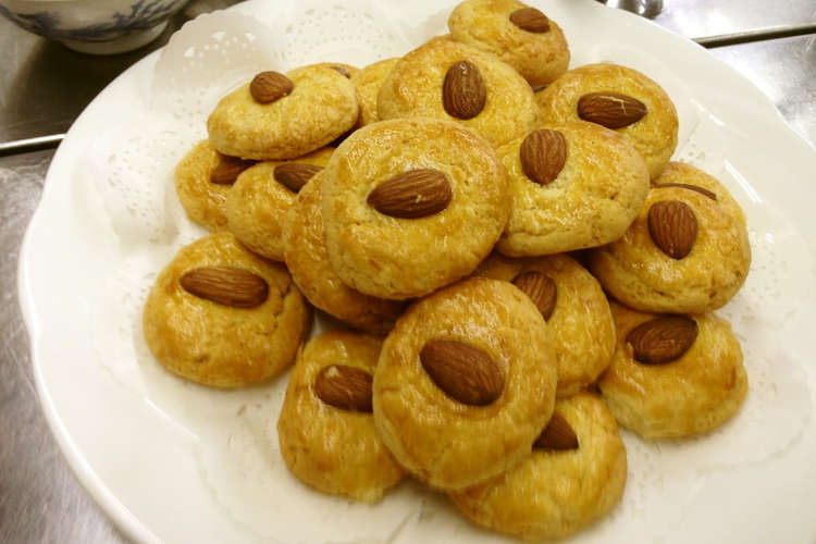 アーモンドクッキー やよい会 レシピ 作り方 By Hitominh クックパッド