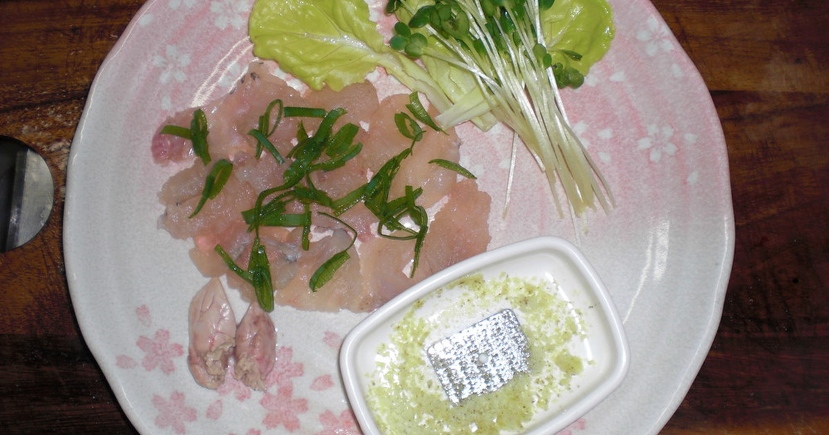 肝醤油で味わう活オコゼの刺身 レシピ 作り方 By ドラゴンフィッシュ クックパッド 簡単おいしいみんなのレシピが364万品