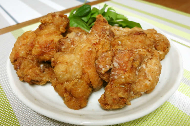 ガッツリ鶏手羽元のうま唐揚げ レシピ 作り方 By ぴょん太58 クックパッド 簡単おいしいみんなのレシピが352万品