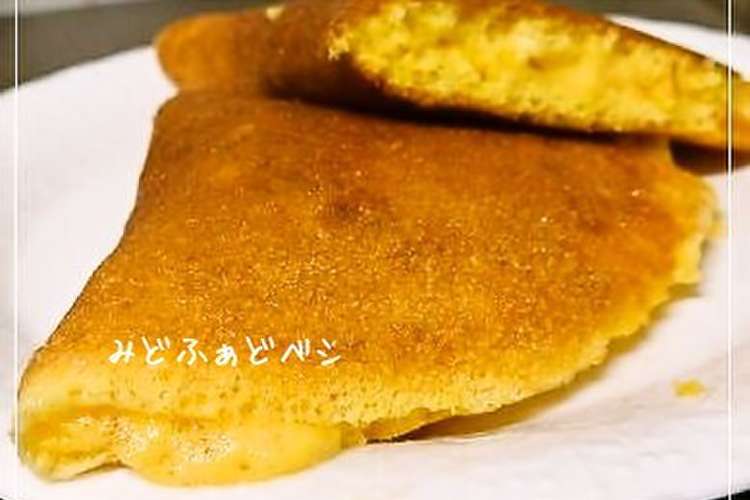 半熟 スフレチーズパンケーキ レシピ 作り方 By みどふぁどベシ クックパッド 簡単おいしいみんなのレシピが358万品
