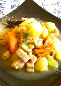 クミンチキン・・・鶏肉とジャガイモの煮物