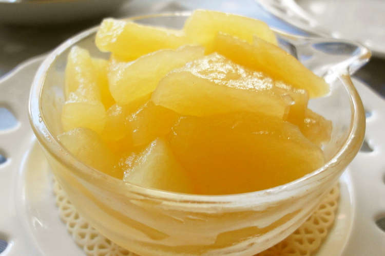 簡単 レンジで作るりんごの甘煮 レシピ 作り方 By ゆうゆう0221 クックパッド