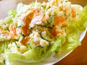 半分さつまいものポテトサラダ