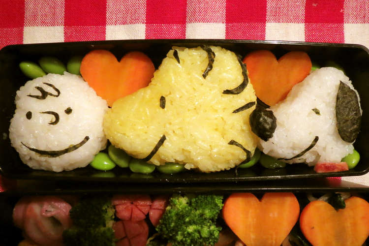 キャラ弁 ウッドストック スヌーピー レシピ 作り方 By Mikomiko8 クックパッド 簡単おいしいみんなのレシピが363万品