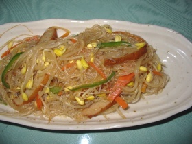 ふかひれ食感!はるさめもやし炒め