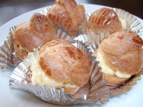 香ばしいシュークリーム