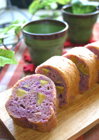 紫＆安納芋๑ハニー柚子け～き✿