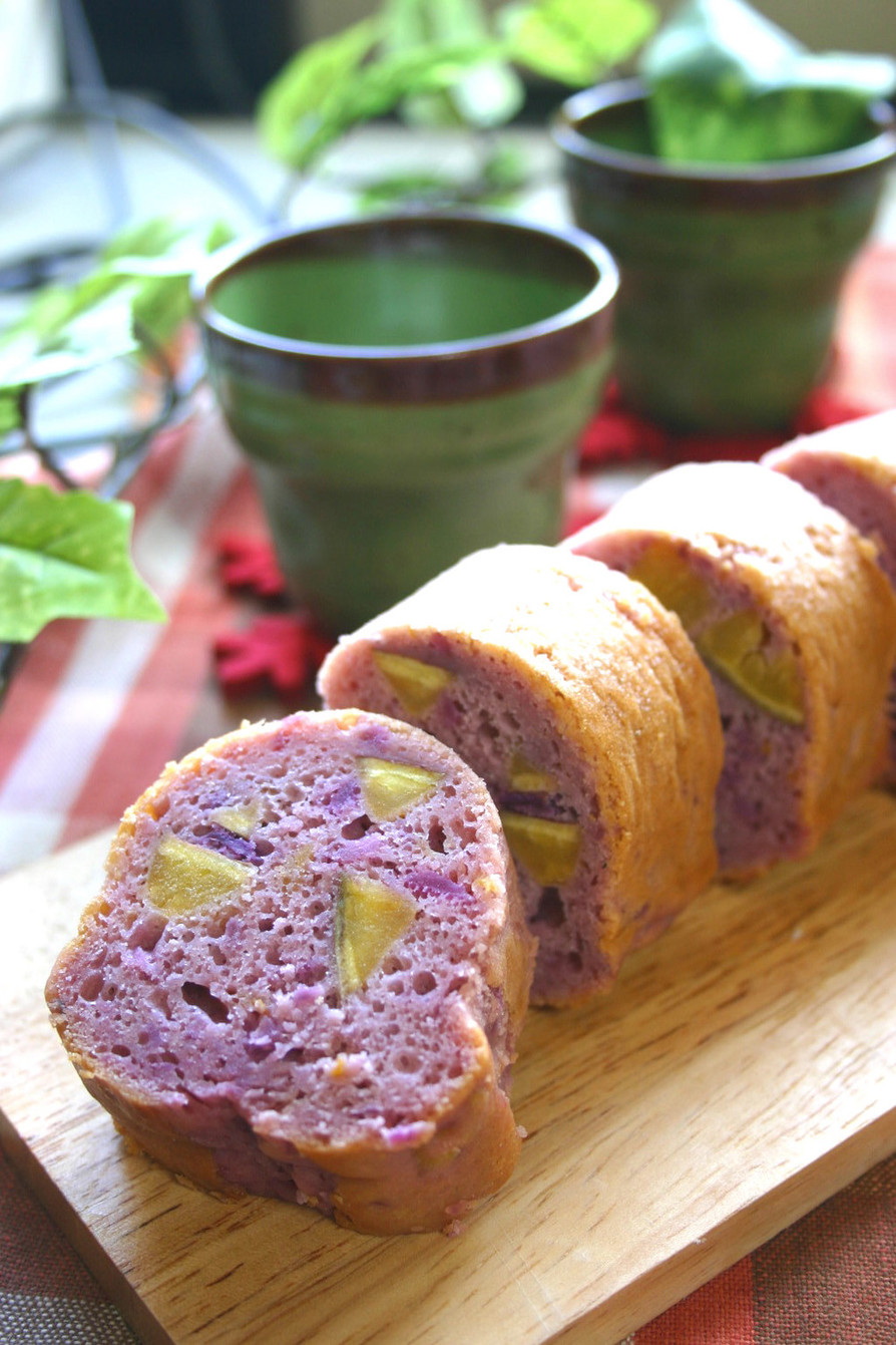 紫＆安納芋๑ハニー柚子け～き✿の画像