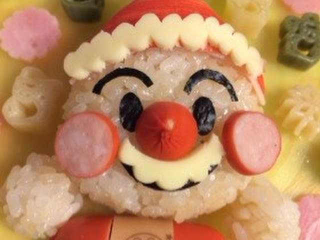 キャラ弁にも 簡単サンタさんアンパンマン レシピ 作り方 By ひとみかん1027 クックパッド