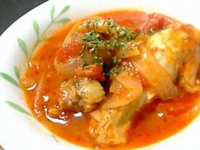 簡単イタリアン♡鶏手羽元のトマト煮込みの写真