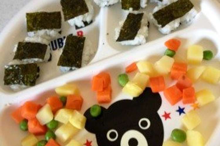 離乳食 完了期 簡単手づかみおにぎり レシピ 作り方 By Pippi クックパッド 簡単おいしいみんなのレシピが359万品