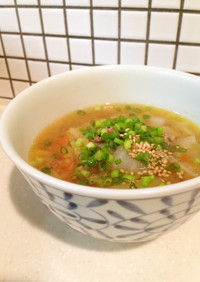 簡単☆体温まる『生姜と白菜の特製スープ』