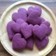 さくさく紫芋クッキー♥️型で！