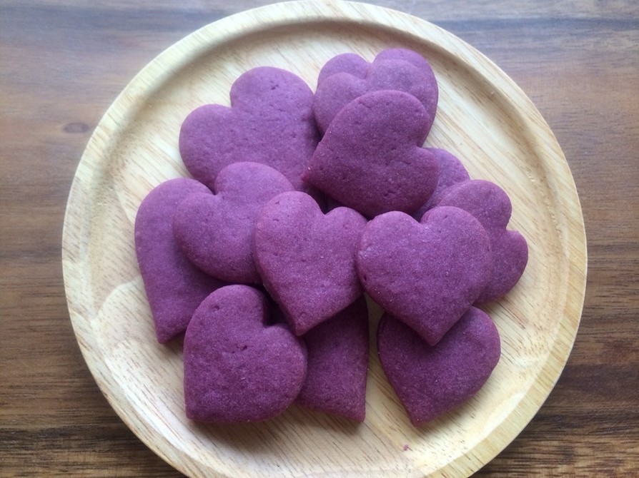 さくさく紫芋クッキー♥️型で！の画像