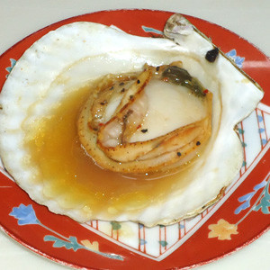 殻付き帆立のバター醤油焼きの画像