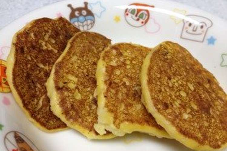離乳食 手づかみ食べに栄養満点パンケーキ レシピ 作り方 By Momofam クックパッド