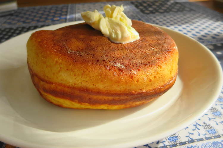 小鍋でふっくらホットケーキ焼きました レシピ 作り方 By Achiko クックパッド 簡単おいしいみんなのレシピが350万品