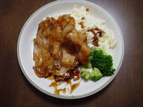 豚肉のしょうが焼き みそ風味