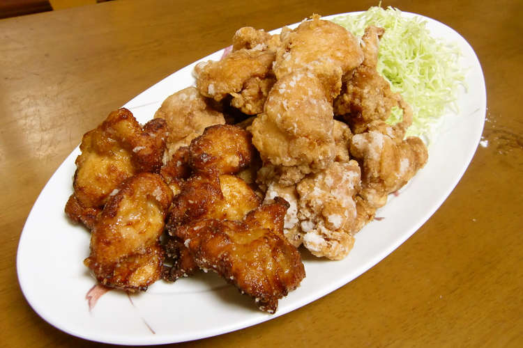 ２種類の唐揚げ レシピ 作り方 By はらぺこあおむし クックパッド 簡単おいしいみんなのレシピが359万品