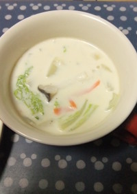 白菜などたっぷり野菜♡ミルクスープ