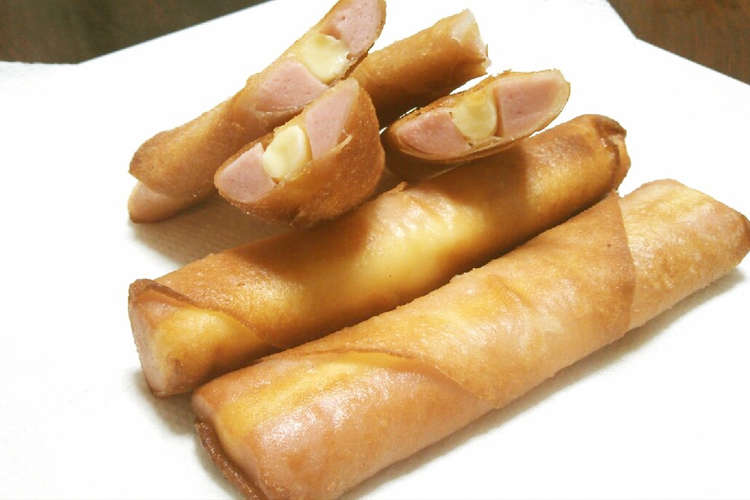 子供が喜ぶ チーズとソーセージの春巻き レシピ 作り方 By 大貫さん クックパッド 簡単おいしいみんなのレシピが360万品
