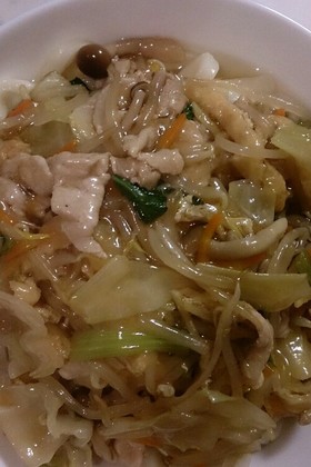 五目あんかけうどん