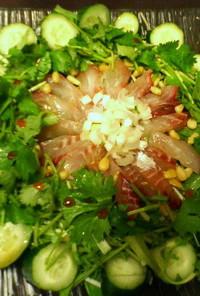 中華風　鯛のサラダ