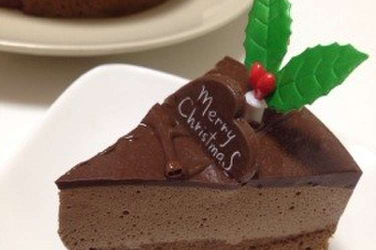 クリスマスにも ココアムースケーキ レシピ 作り方 By 元気な助六 クックパッド