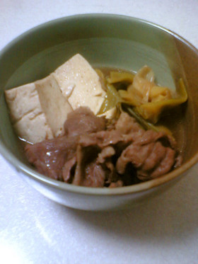 我んとこの、肉豆腐