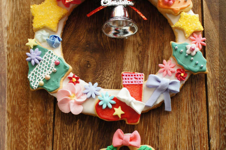 クリスマス リースクッキー レシピ 作り方 By Alice クックパッド 簡単おいしいみんなのレシピが349万品