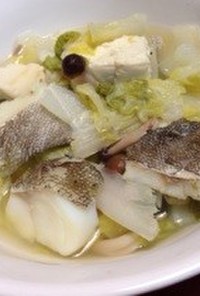鱈と白菜の鍋仕立て