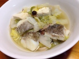 鱈と白菜の鍋仕立ての画像