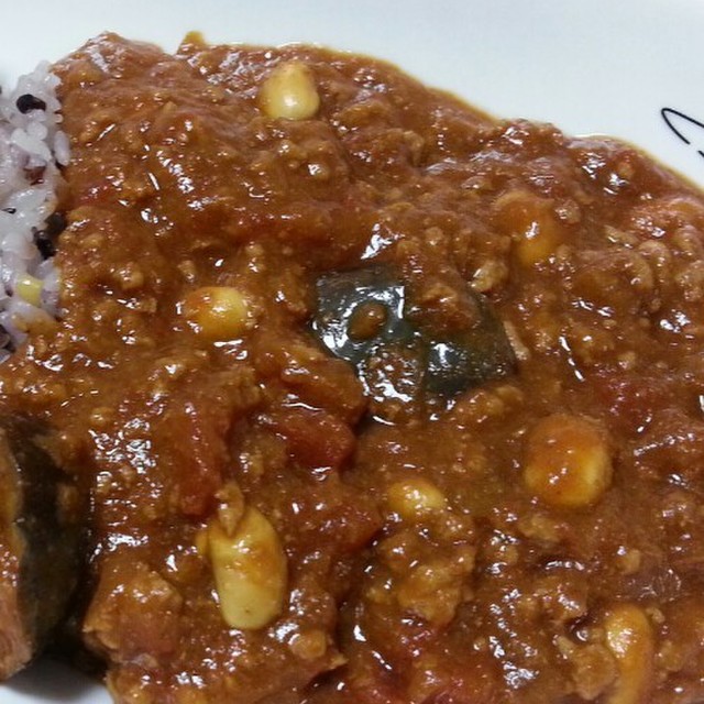 ナスとお豆のトマトカレー レシピ 作り方 By ややｍａｍａ クックパッド