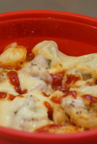チキンとポテトのイタリアン風チーズ焼き