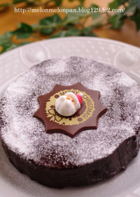 ガトー・オ・ショコラのクリスマスケーキ