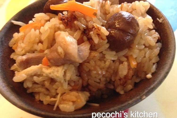 甘栗五目おこわ 炊飯器に全部投入で簡単 レシピ 作り方 By Pecoち クックパッド 簡単おいしいみんなのレシピが353万品