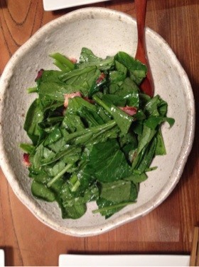 生で食べる酵素！小松菜サラダの画像