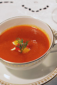 トマトとパプリカのスープ