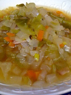 ・・５種の野菜と仲間たちスープ・・の画像