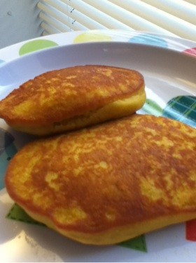 カボチャのホットケーキ(小麦・卵不使用)