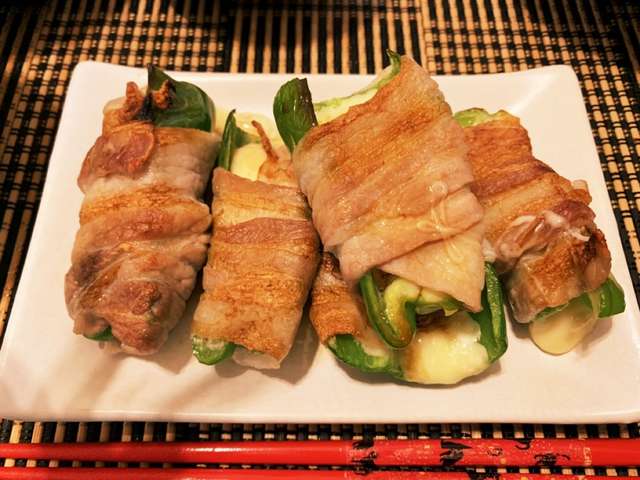 豚肉 ピーマン チーズ