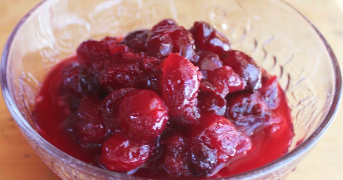 クランベリーパイナップルソースのレシピ